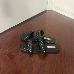 Steve Madden braided blank sandals, size 8